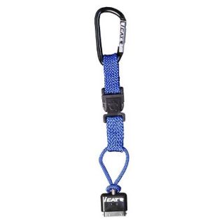 iCat Hang iT Carabiner Leash with Soft End Attachment for iPhone   Blue