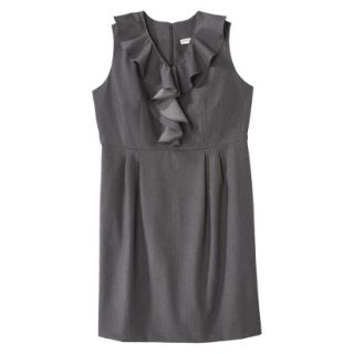 Merona Womens Plus Size Sleeveless Sheath Dress   Gray 28W