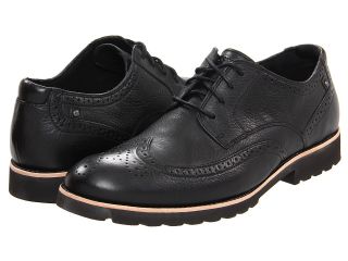 Rockport Ledge Hill Wingtip Mens Lace Up Wing Tip Shoes (Black)