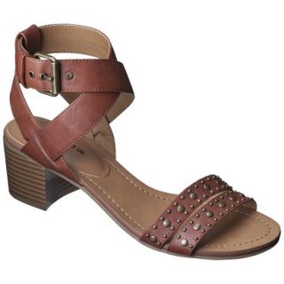Womens Mossimo Supply Co. Kat Block Heel Sandal   Cognac 8