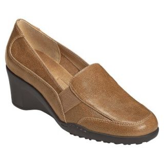 Womens A2 by Aerosoles Torque Wedge Loafers   Light Brown 12