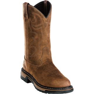 Rocky 11 Inch Branson Roper Waterproof Western Boot   Brown, Size 10, Model 2733