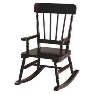 Kids Rocking Chair Levels Of Discovery Simply Classic Rocker   Dark Brown