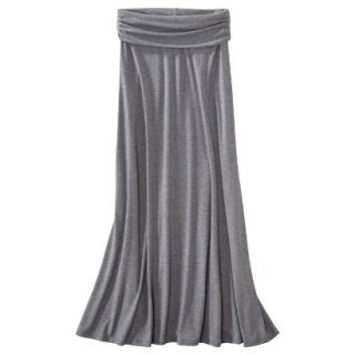 Merona Womens Convertible Knit Maxi Skirt   Heather Gray   XS
