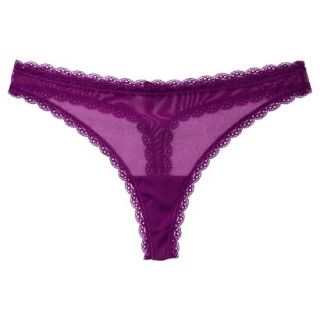 Gilligan & OMalley Womens Mesh Thong   Haywire Purple XS