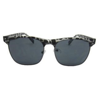Womens Retro Frame Tortoise Sunglasses Fellini   Grey