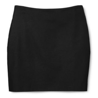 Merona Womens Woven Mini Skirt   Black   12