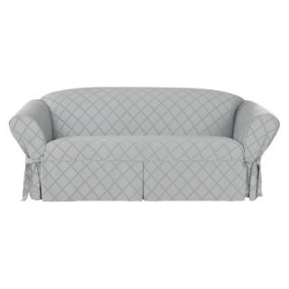 Sure Fit Durham Sofa Slipcover   Gray