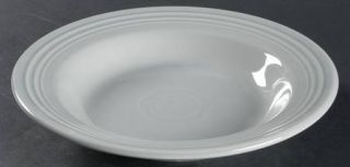 Homer Laughlin  Fiesta Gray (Pearl) (Newer) Large Rim Soup Bowl, Fine China Dinn