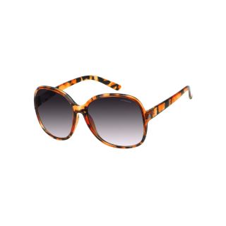 LIZ CLAIBORNE Bellbottom Square Frame Sunglasses, Womens