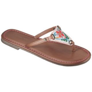 Girls Cherokee Freda Flip Flop Sandals   Brown 1