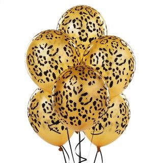 Leopard Spots Latex Balloons
