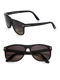 Tom Ford Eyewear Olivier Plastic Sunglasses   Black