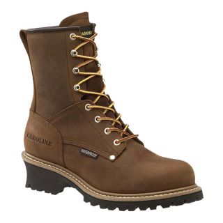 Carolina Waterproof Logger Boot   8 Inch, Brown, Size 11 1/2 Extra Wide, Model