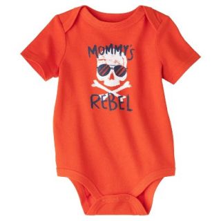 Circo Newborn Boys Mommys Rebel Bodysuit   Tangy Orange 12 M