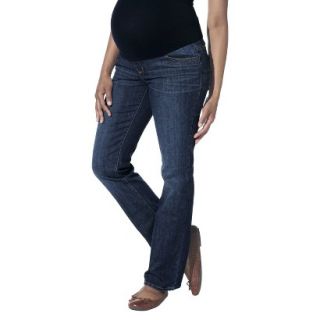 Liz Lange for Target Maternity Over the Belly Bootcut Denim Jeans   Blue Wash 6