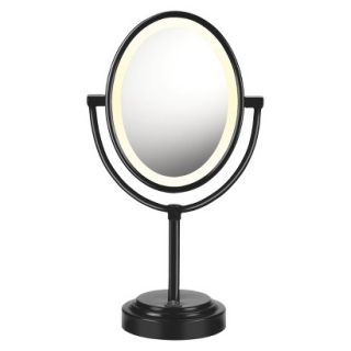 Conair Oval Black Mirror