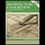 Architecture Examination Review, Volume III Graphic Div