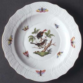 Herend Rothschild Bird (Ro) Salad Plate, Fine China Dinnerware   Bird, Floral, I
