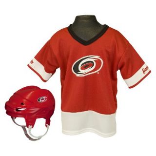 Franklin sports NHL Hurricanes Kids Jersey/Helmet Set  OSFM ages 5 9