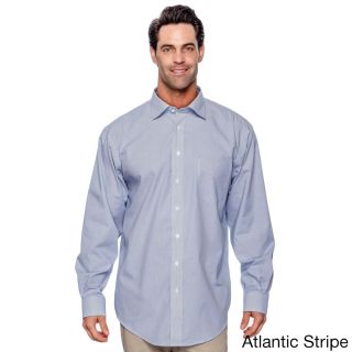 Mens Executive Performance Broadcloth Shirt With Spread Collar