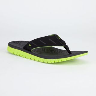 Rodeoflip Mens Sandals Black/Lime Green In Sizes 12, 10, 9, 13, 11, 8 For