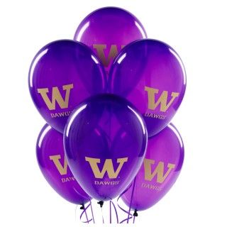 Washington Huskies Latex Balloons