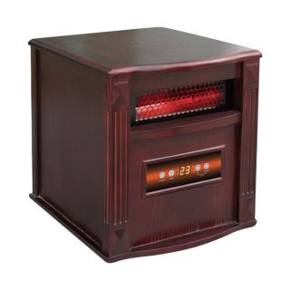 American Comfort Infrared Quartz Heater   5200 BTU, 1500 Watts, Espresso Finish,