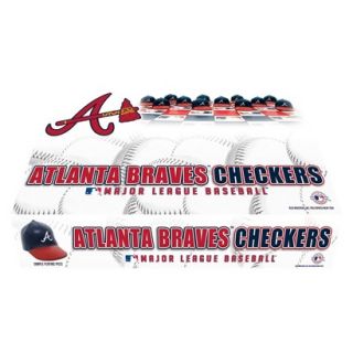 Rico MLB Atlanta Braves Checker Set