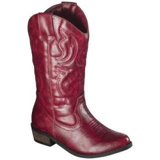 Girls Cherokee Gregoria Cowboy Boot   Red 13
