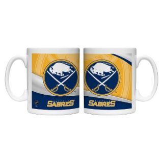 Boelter Brands NHL 2 Pack Buffalo Sabres Wave Style Mug   Multicolor (15 oz)