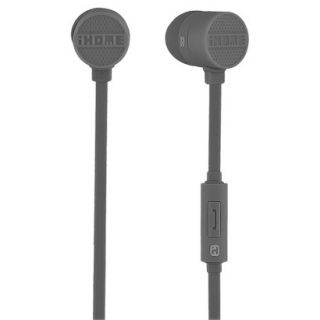 iHome Rubberized Noise Isolating Earbuds   Gray