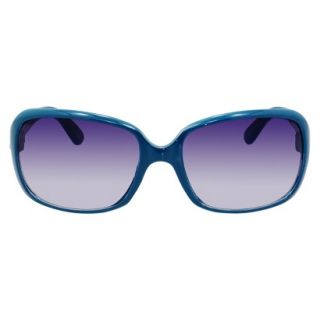 Merona Gradient Smoke Lens Sunglasses   Turquoise Frame