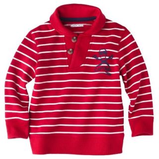 Cherokee Infant Toddler Boys Nautical Sweatshirt   Red Explosion 12 M