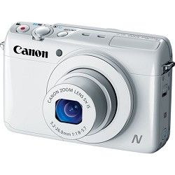 Canon Powershot N100 12.1MP 5x Zoom 3 inch LCD Digital Camera   White