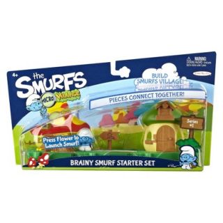 The Smurfs Micro Village Brainy Smurf Starter Set
