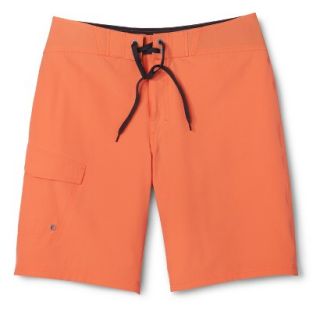 Mossimo Supply Co. Mens 11 Neon Orange Boardshort   Orange 32