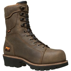Timberland Mens RIP Saw 9 Inch Waterproof Composite Toe Insulated Logger Brown Boots, Size 13 W   89656