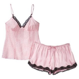 Gilligan & OMalley Womens Cami/Short Set   Pink S