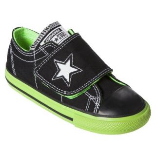 Toddler Converse One Star One Flap Sneaker   Black/Green 6