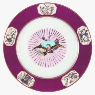 Woodmere James Monroe Dinner Plate, Fine China Dinnerware   White House, Panels