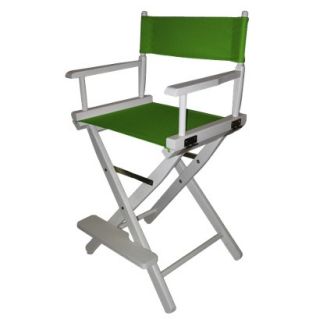 Directors Chair Green Cntr Height Directors Chair White
