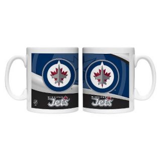 Boelter Brands NHL 2 Pack Winnipeg Jets Wave Style Mug   Multicolor (15 oz)