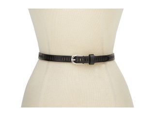 Betsey Johnson Perforated and Solid Two for One Belt Womens Belts (Black)