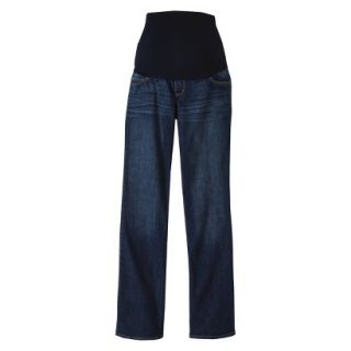 Liz Lange for Target Maternity Over the Belly Bootcut Denim Jeans   Blue Wash 6L