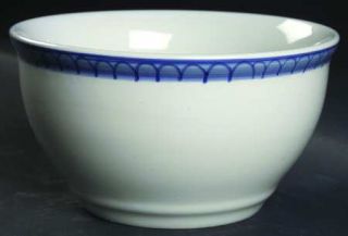 Tienshan Blue Pastures Coupe Soup Bowl, Fine China Dinnerware   Blue Cow Or Hous
