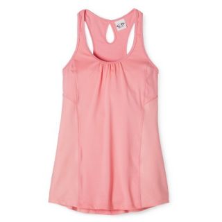 C9 by Champion Womens Sleeveless Keyhole Tank With Inner Bra   Pink Bow L