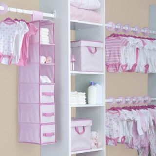 Delta Nursery Storage Set   Pink (48 Pieces)