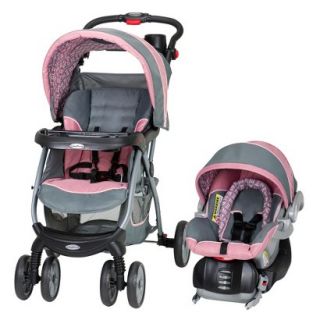 Stroller & Car Seat Travel System Baby Encore, Grey/Pink (Giselle)