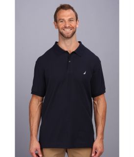 Nautica Big & Tall Big Tall Anchor Solid Deck Shirt Mens Short Sleeve Pullover (Navy)